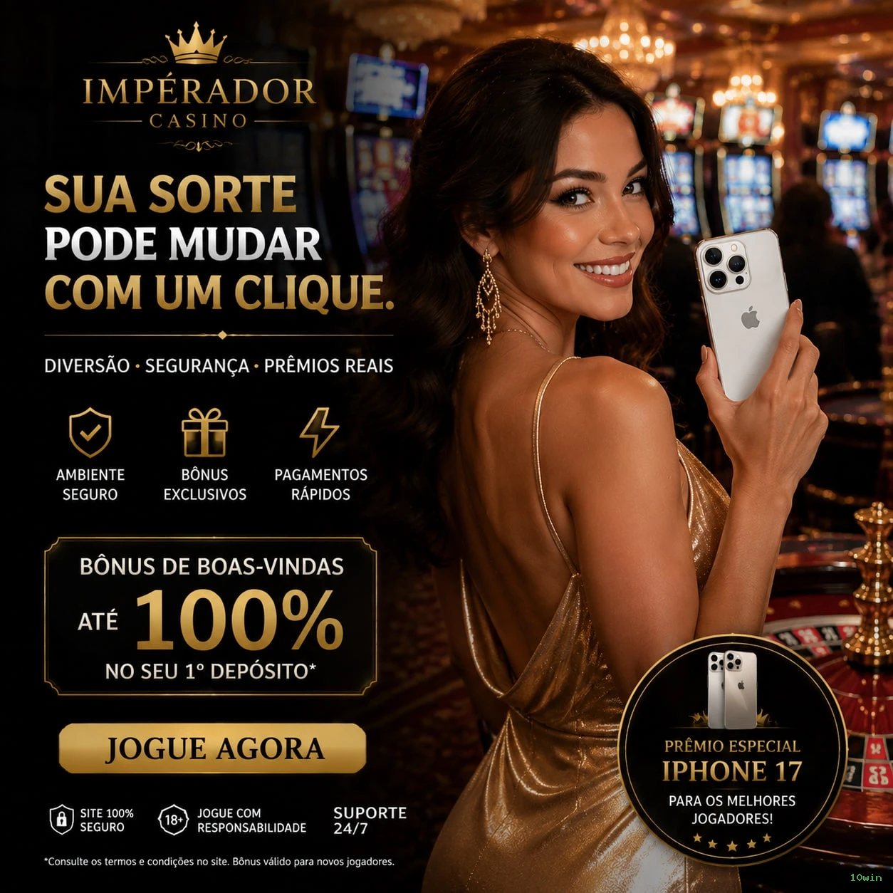 Siga a 10win no Facebook